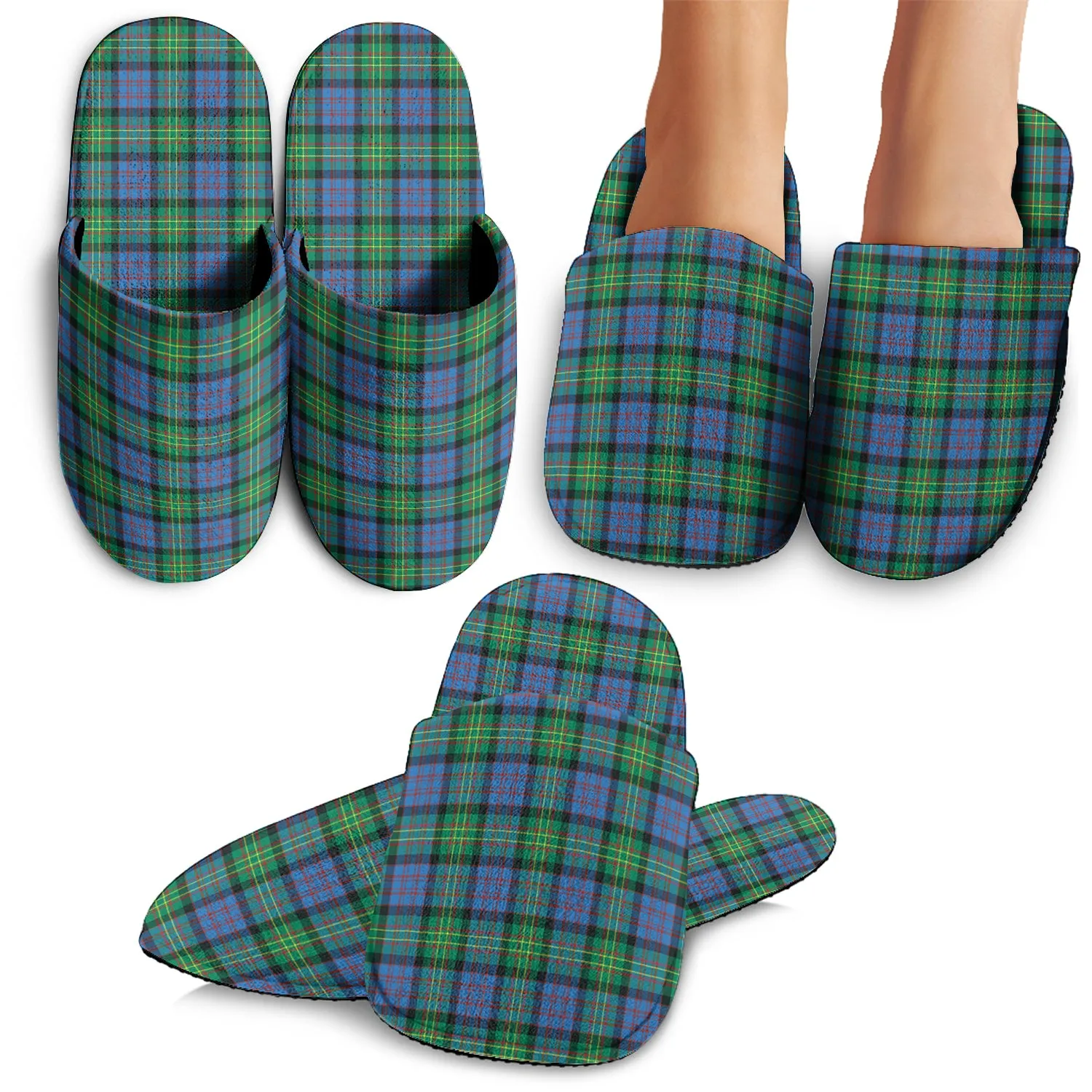 Bowie Ancient Tartan Home Slippers