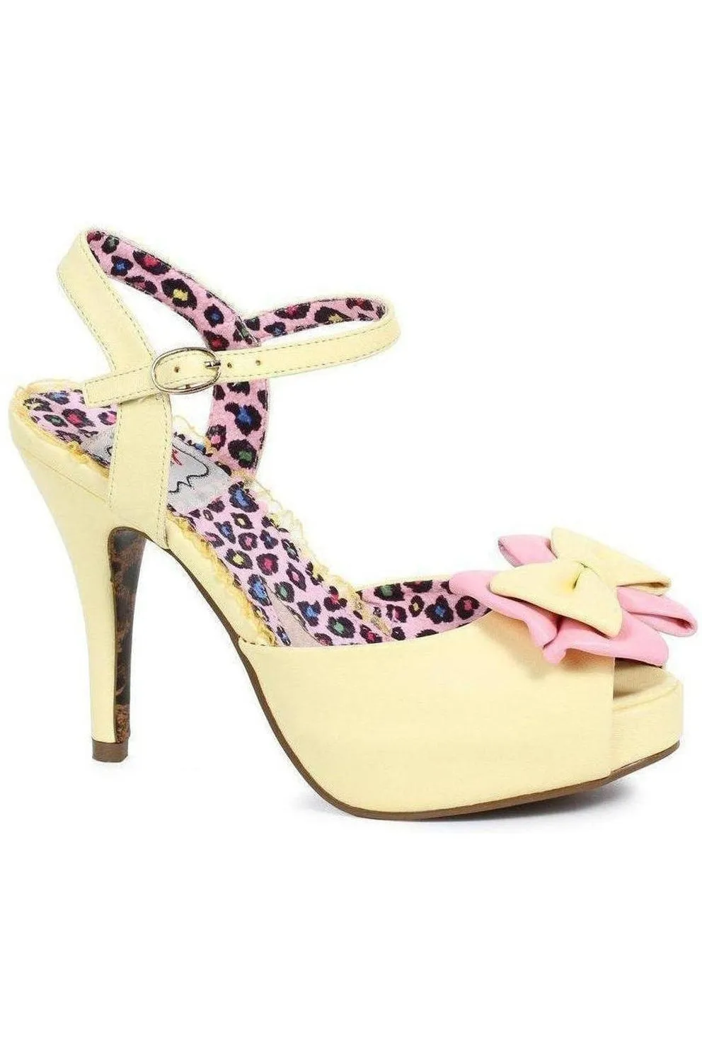 BP412-VIXEN | Yellow Faux Leather