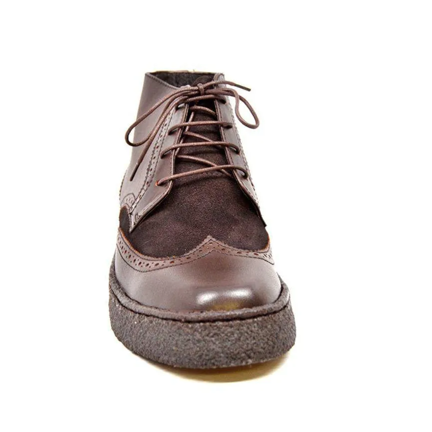 British Walkers Wingtips Limited Edition Men's Leather & Suede Boots