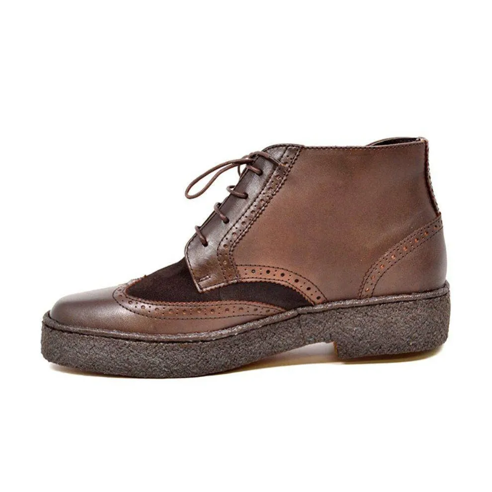 British Walkers Wingtips Limited Edition Men's Leather & Suede Boots