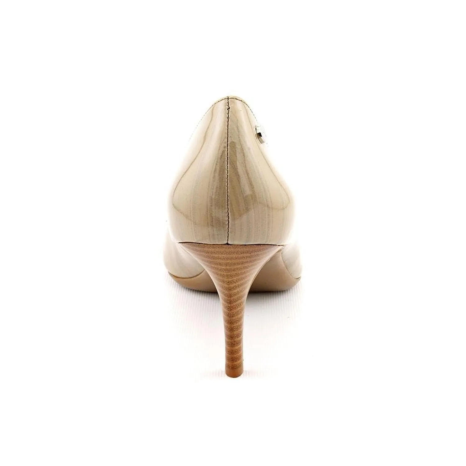 Calvin Klein Ashley Patent Leather Pump, Beige (Women)