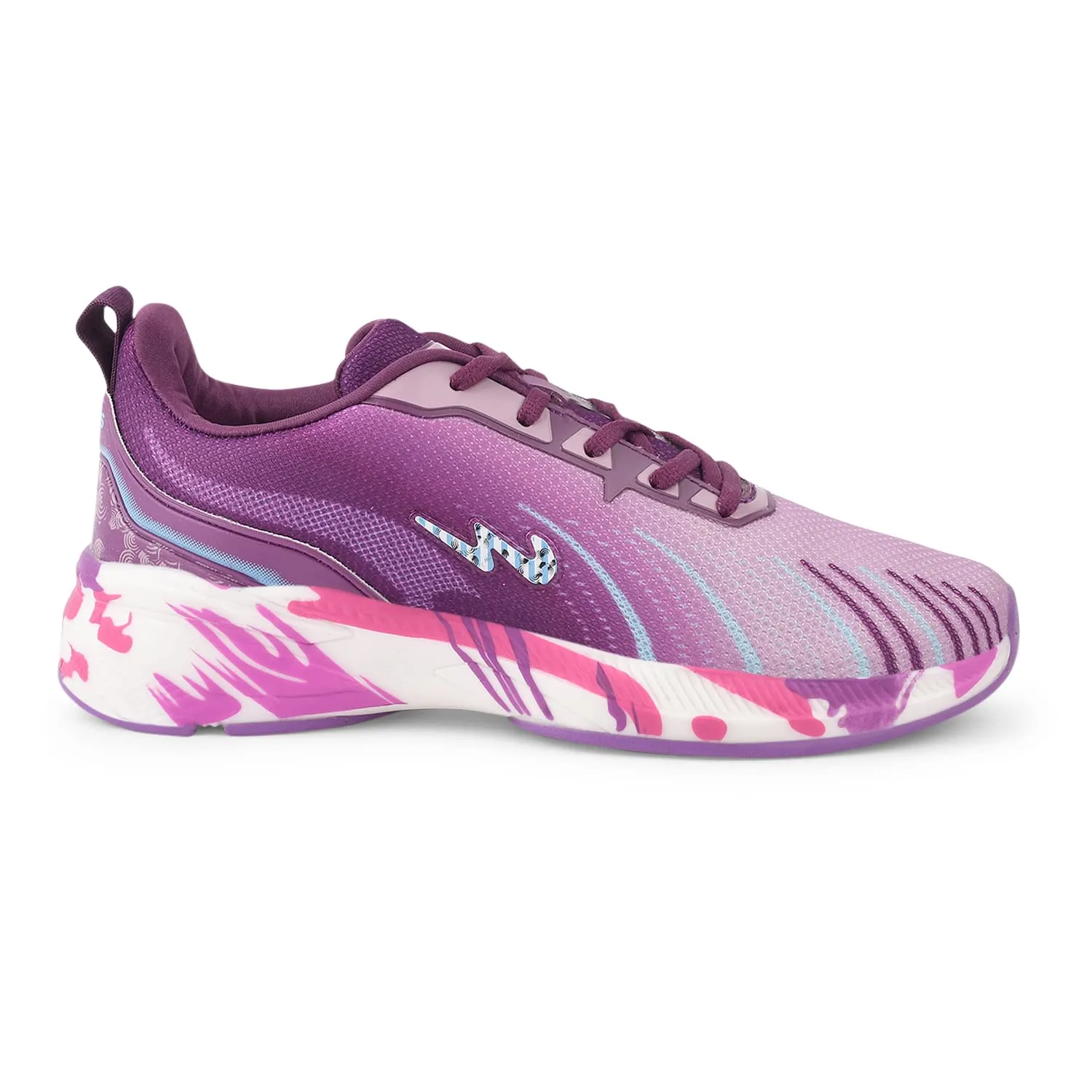 Campus Women's Camp Streak PRPL/Mauve Running Shoes - 5UK 22L-132
