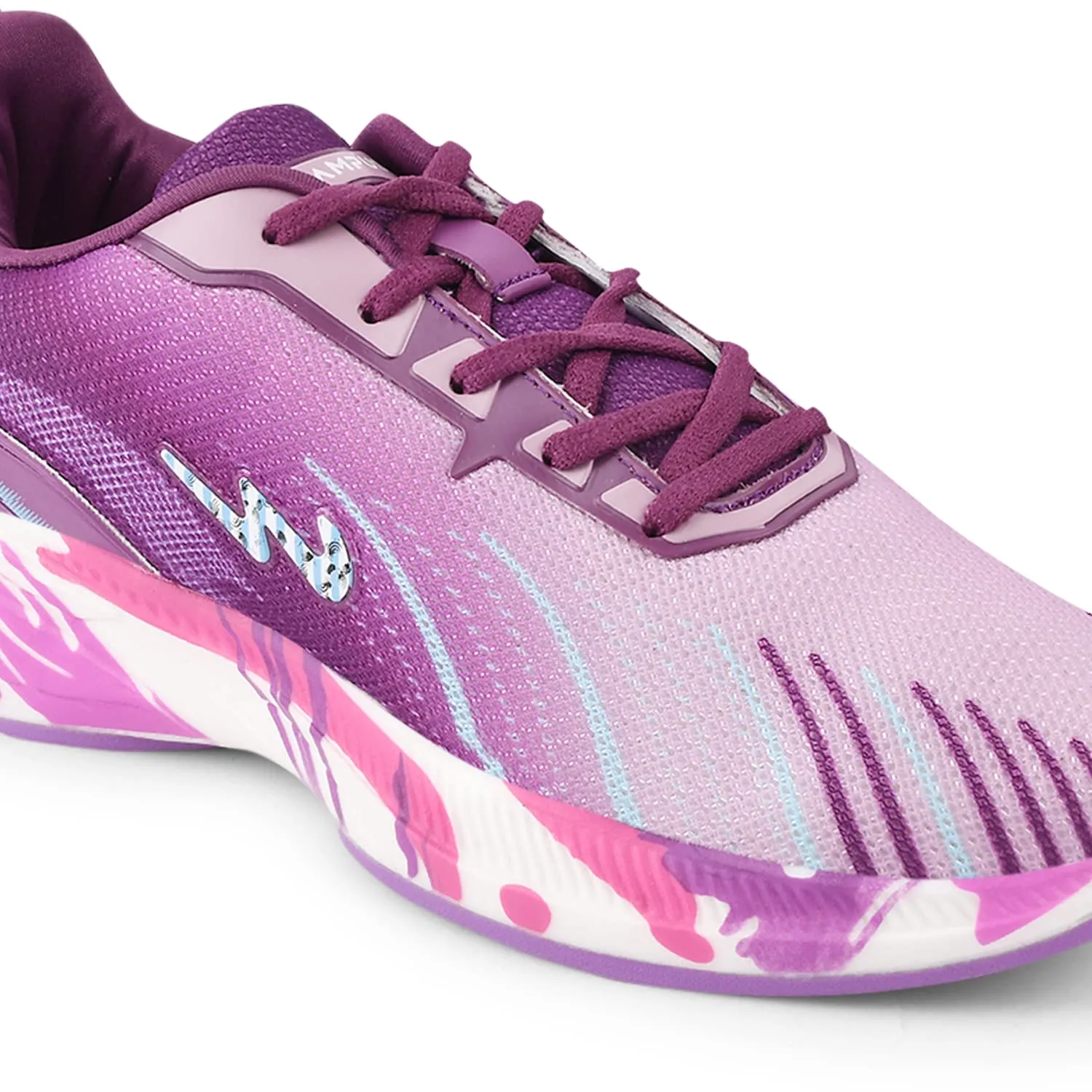 Campus Women's Camp Streak PRPL/Mauve Running Shoes - 5UK 22L-132