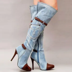 Casual Patchwork Contrast Pointed Out Door Shoes