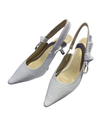 CD J'Ador Slingback Pump White For Women 2.6 in / 6.5 cm