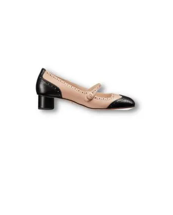 CD Spectador Ballet Pump Beige And Black For Women KDB764VSO_S15X