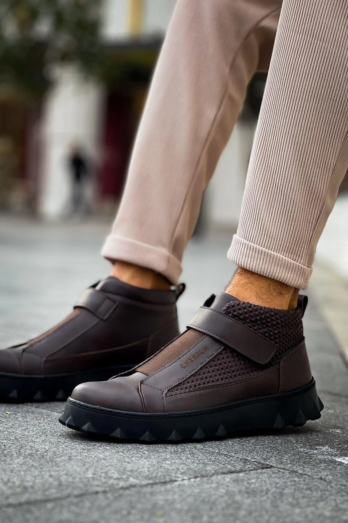 CH103 ST Men's Sneaker Boots BROWN