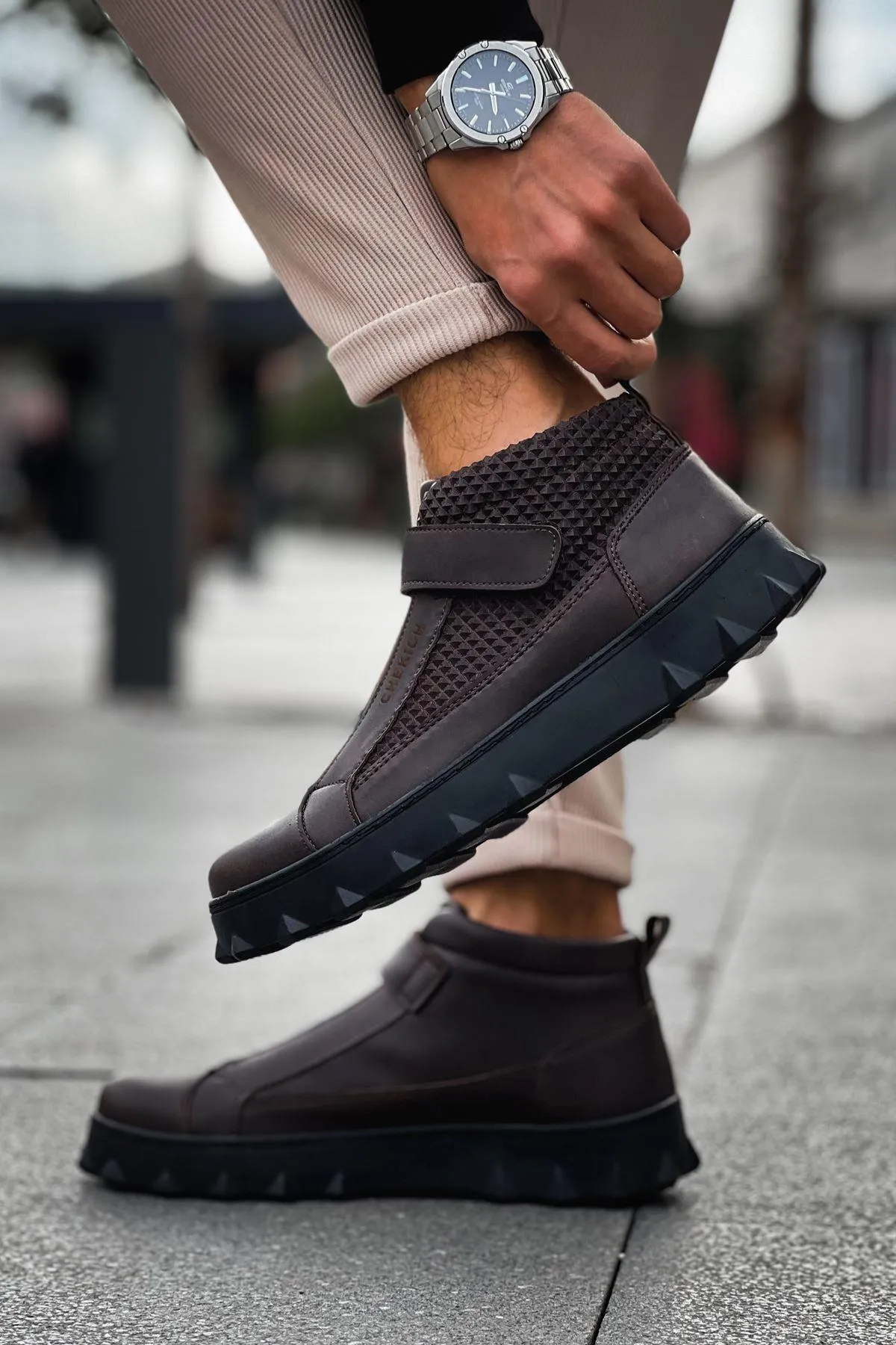 CH103 ST Men's Sneaker Boots BROWN
