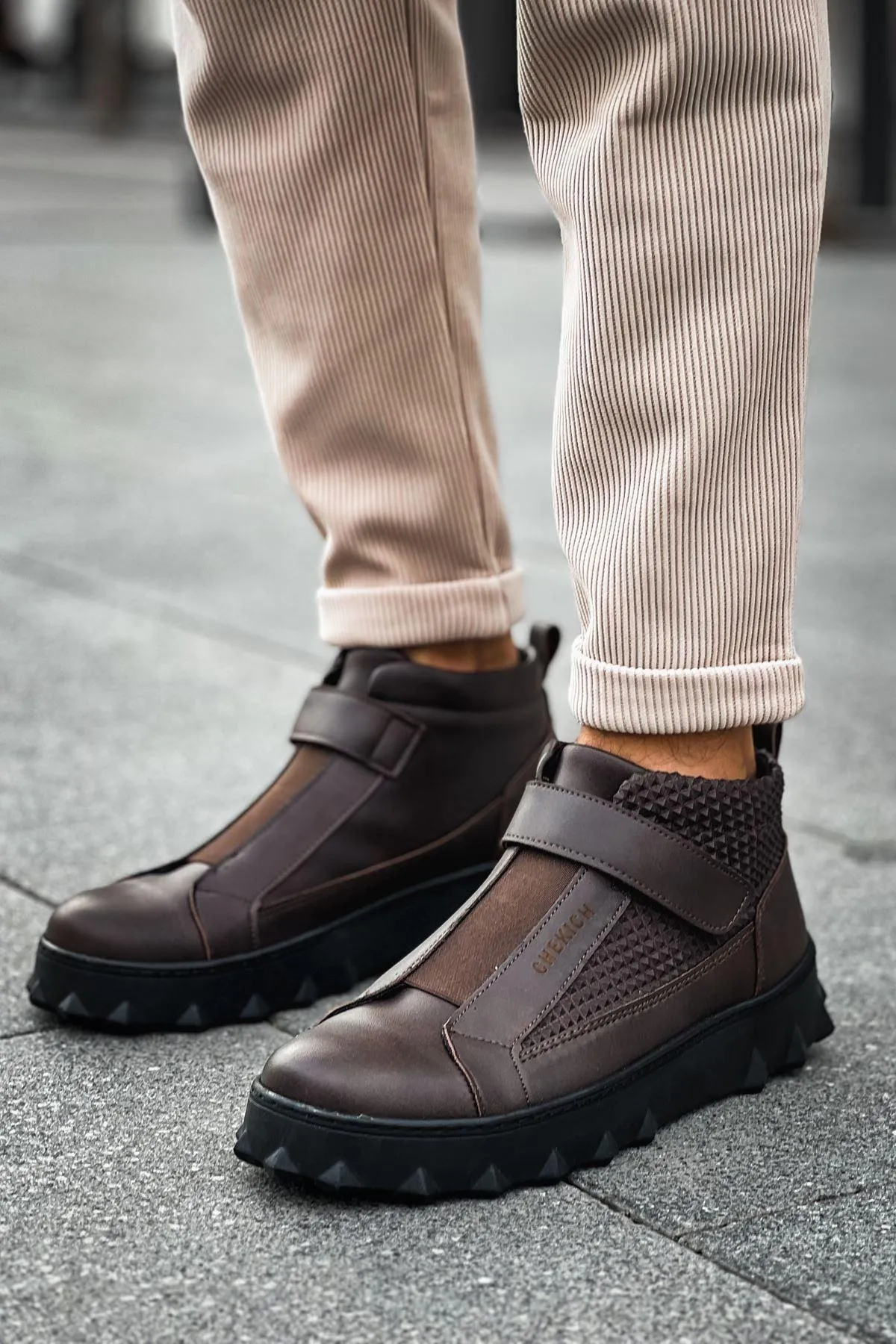 CH103 ST Men's Sneaker Boots BROWN