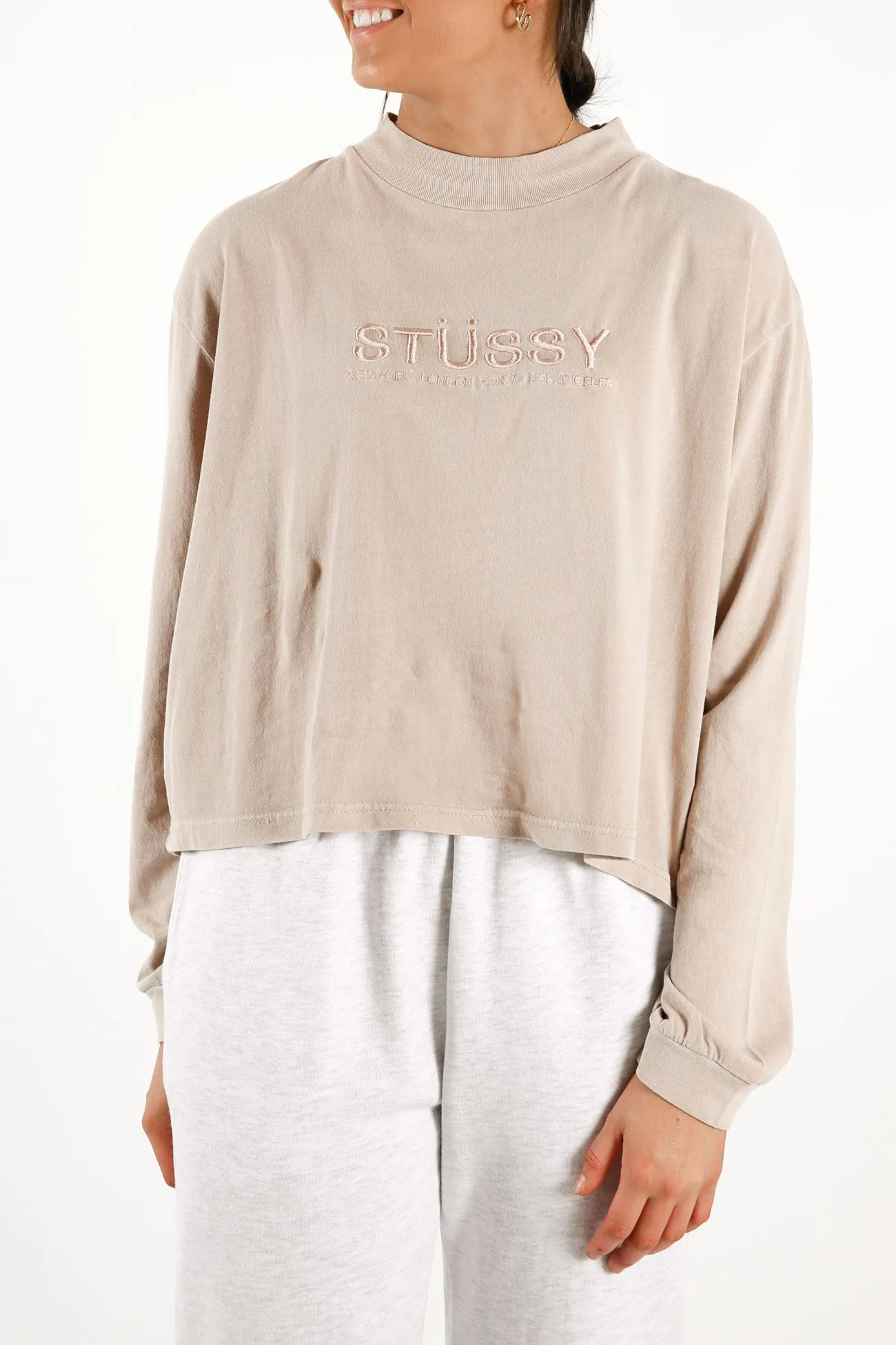 Chandler Mock Neck Long Sleeve Neutral