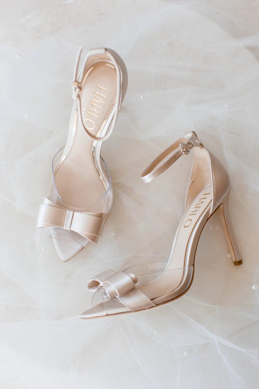Chloe - Nude Point Bow Heels