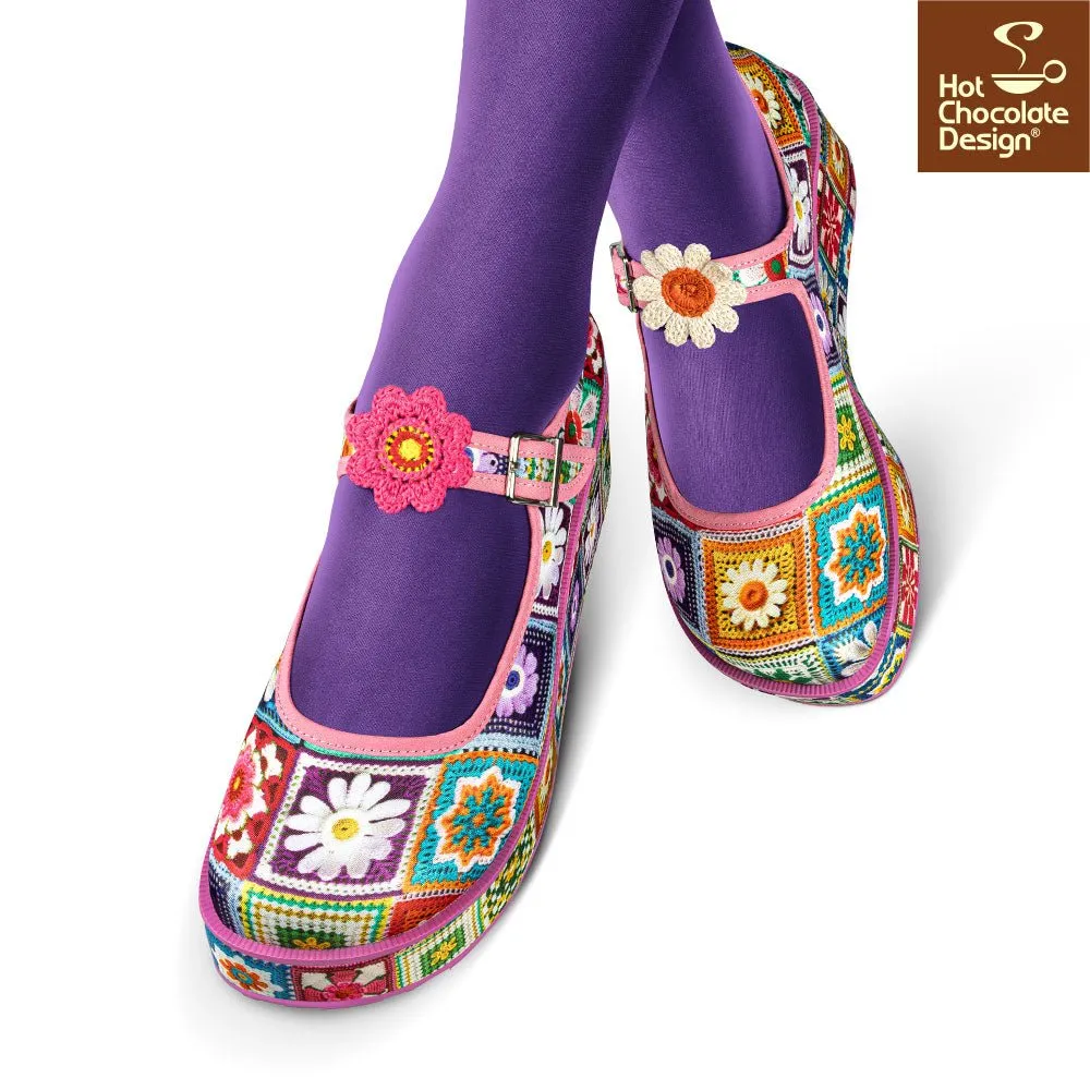 Chocolaticas® CROCHET Women's Mary Jane Platform