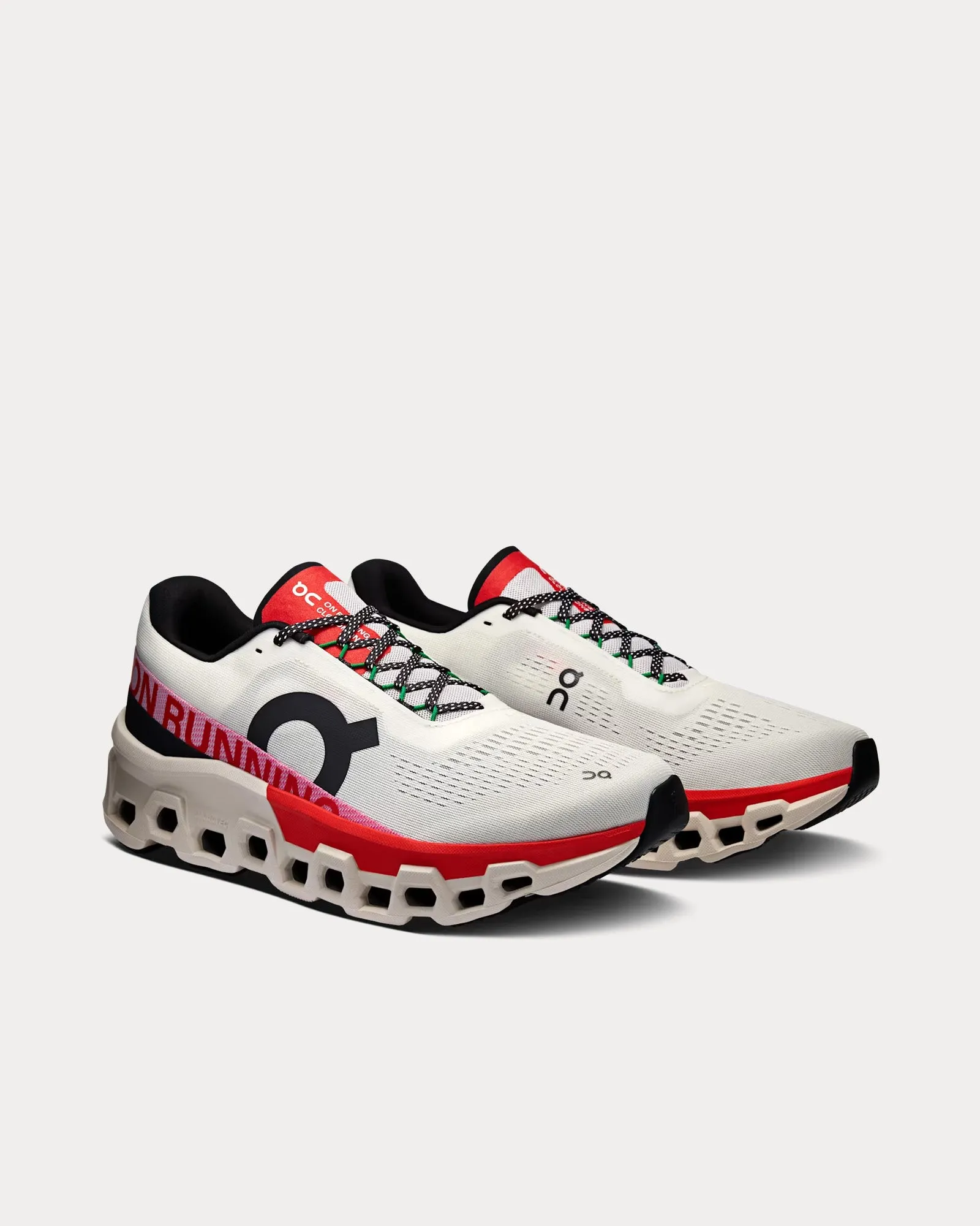 Cloudmonster 2 Ivory / Red Running Shoes
