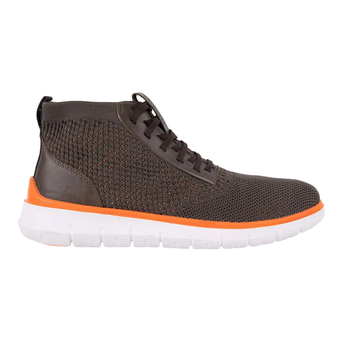 Cole Haan Generation Zerogrand Ankle Boots Fabric Green Colour For Men