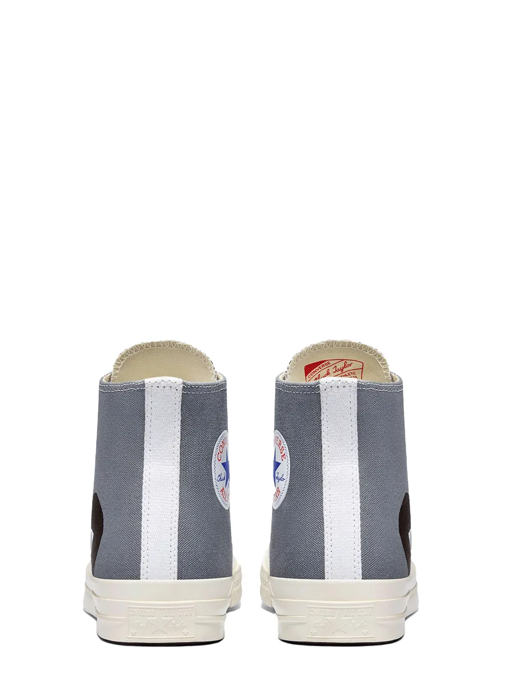 Converse Black Heart Grey High Top