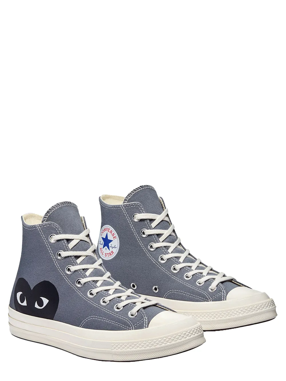 Converse Black Heart Grey High Top
