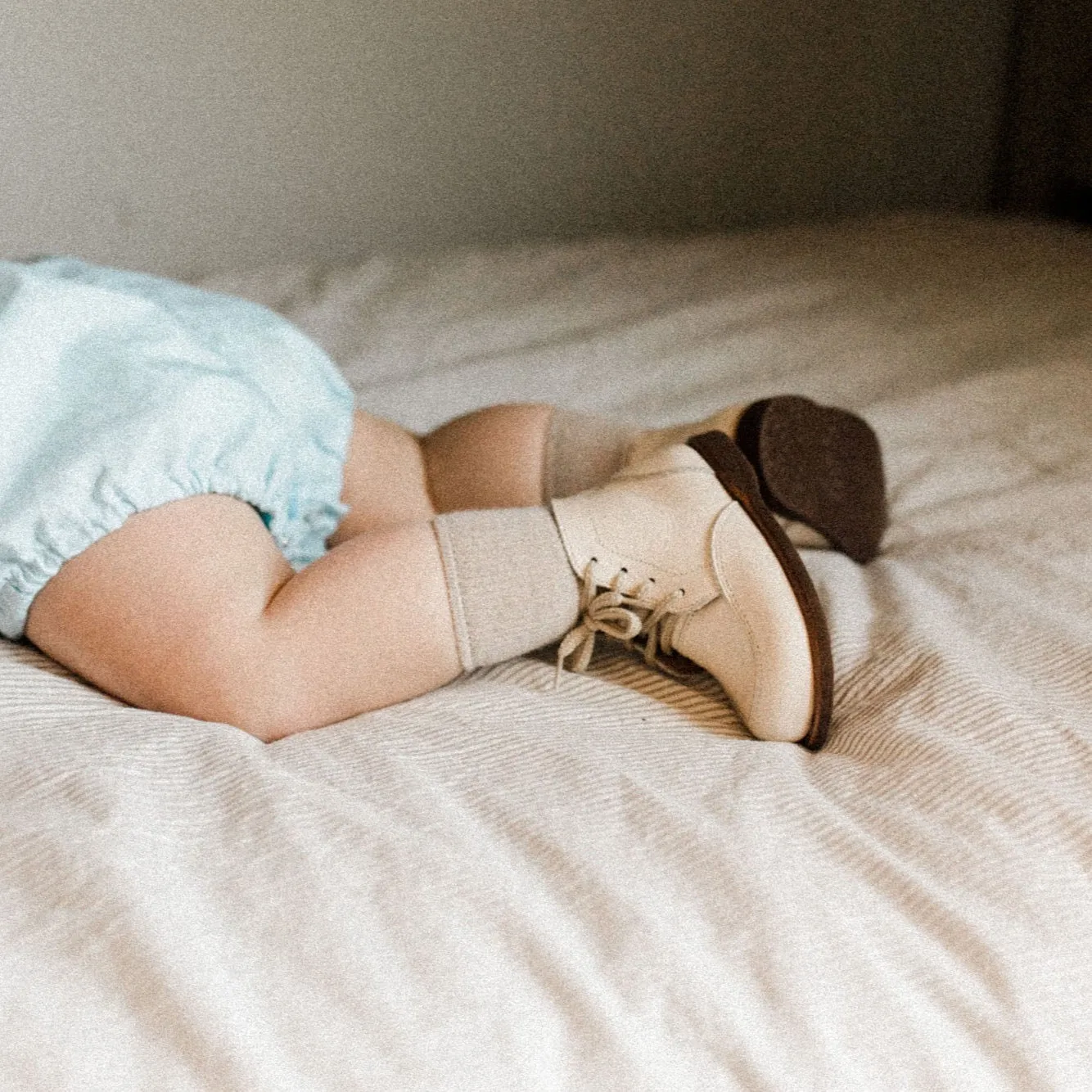 Cream Antigua {Children's Leather Boots}