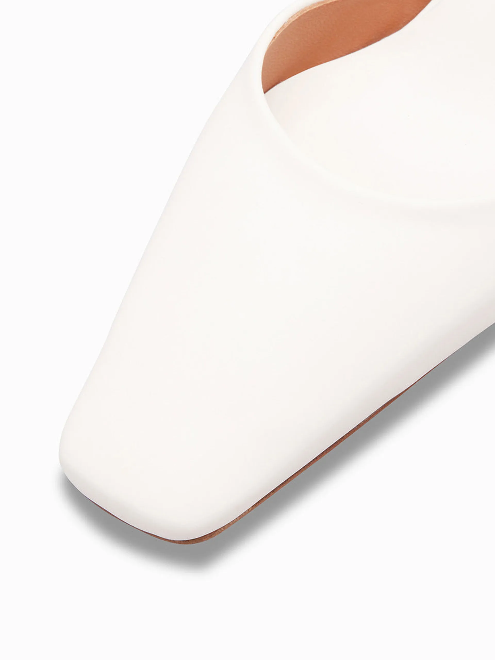 Cream Dracu sling-back pumps