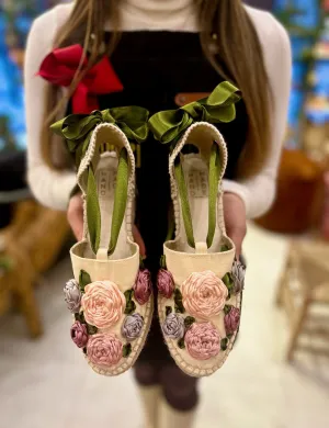 Custom-made Espadrilles Bosque de Rosas
