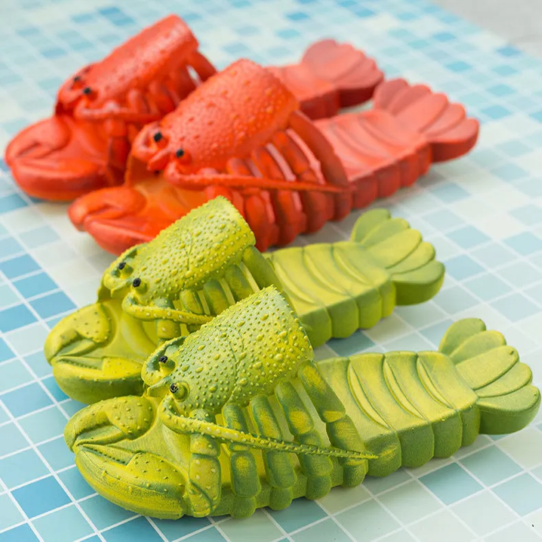 Cute Lobster Slippers for Kids, Women & Men