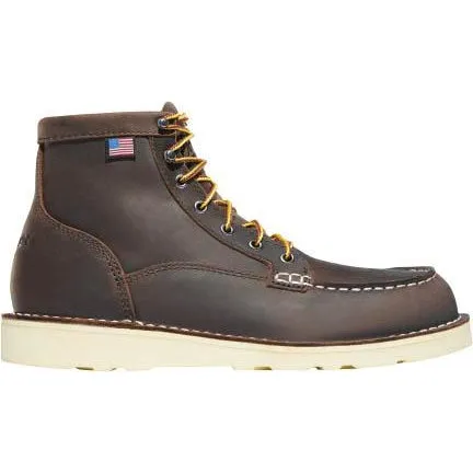 Danner Women's Bull Run 6" Moc Toe Wedge Work Boot - Brown - 15575