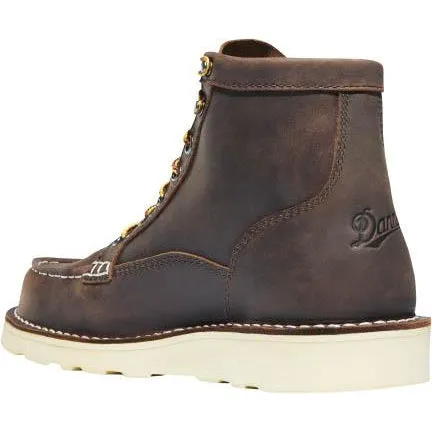 Danner Women's Bull Run 6" Moc Toe Wedge Work Boot - Brown - 15575