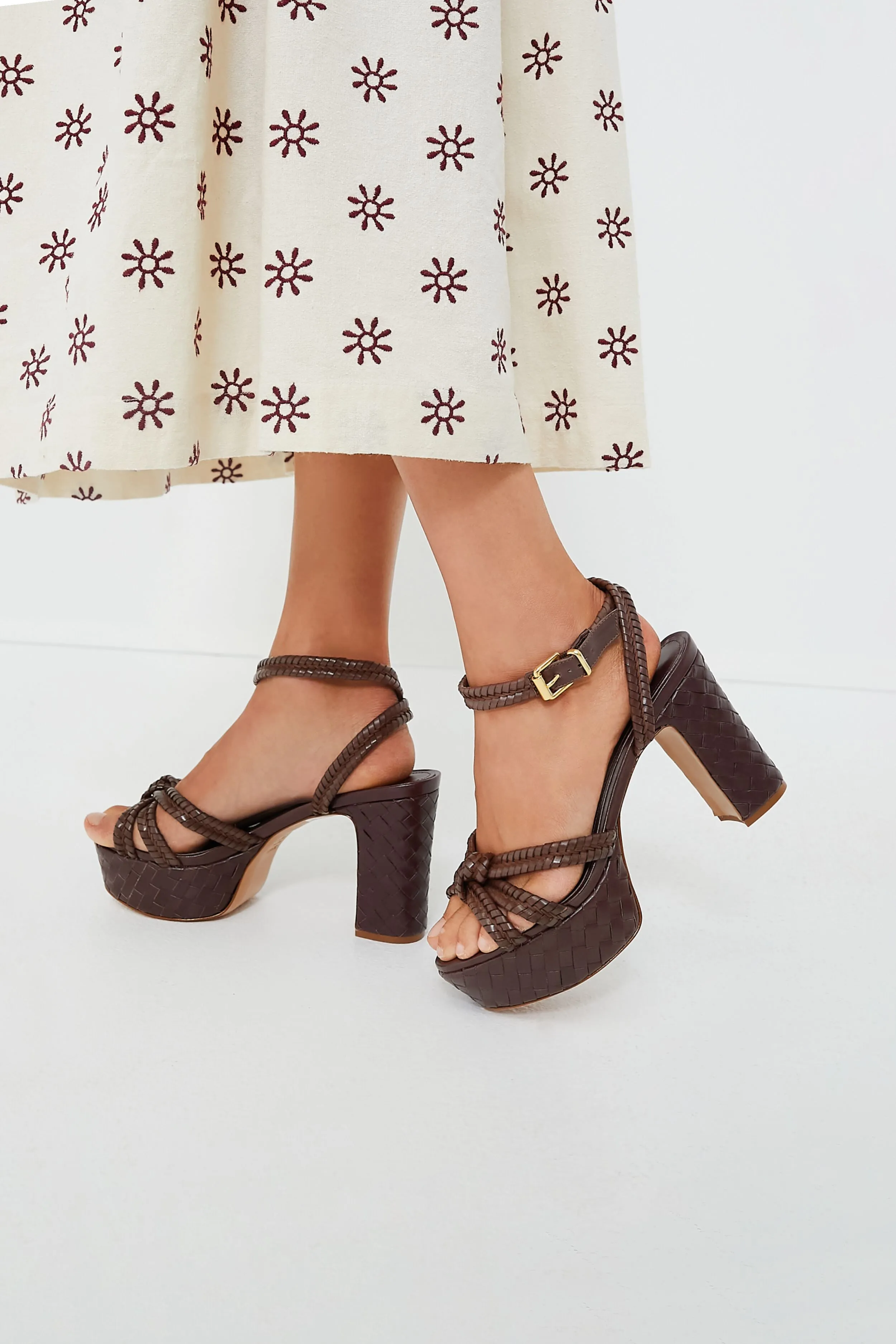 Dark Chocolate Kathleen Platform Heels