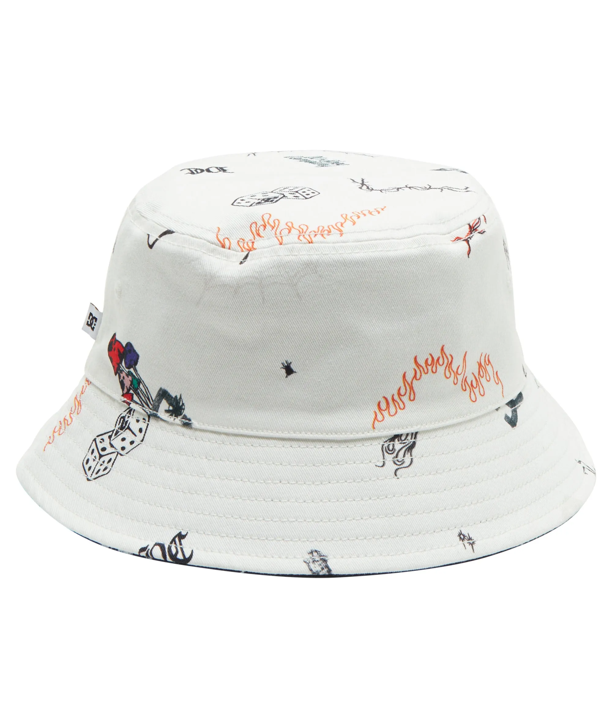 DC Shoes Mens Deep End Reversible Bucket Hat