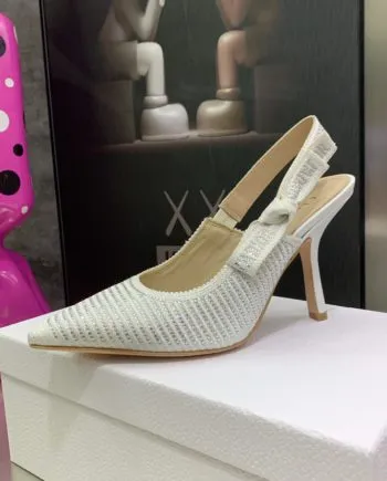 DIR Women's J'Ador Slingback Pump White For Women CD KCP867LHE_S10W