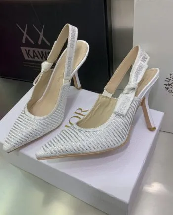 DIR Women's J'Ador Slingback Pump White For Women CD KCP867LHE_S10W