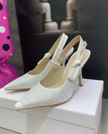 DIR Women's J'Ador Slingback Pump White For Women CD KCP867LHE_S10W