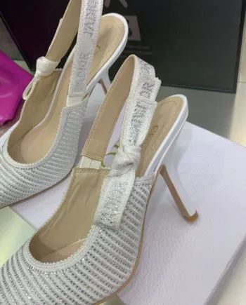DIR Women's J'Ador Slingback Pump White For Women CD KCP867LHE_S10W