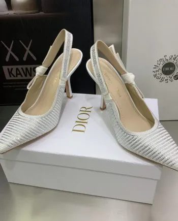 DIR Women's J'Ador Slingback Pump White For Women CD KCP867LHE_S10W
