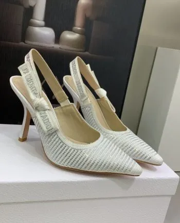 DIR Women's J'Ador Slingback Pump White For Women CD KCP867LHE_S10W