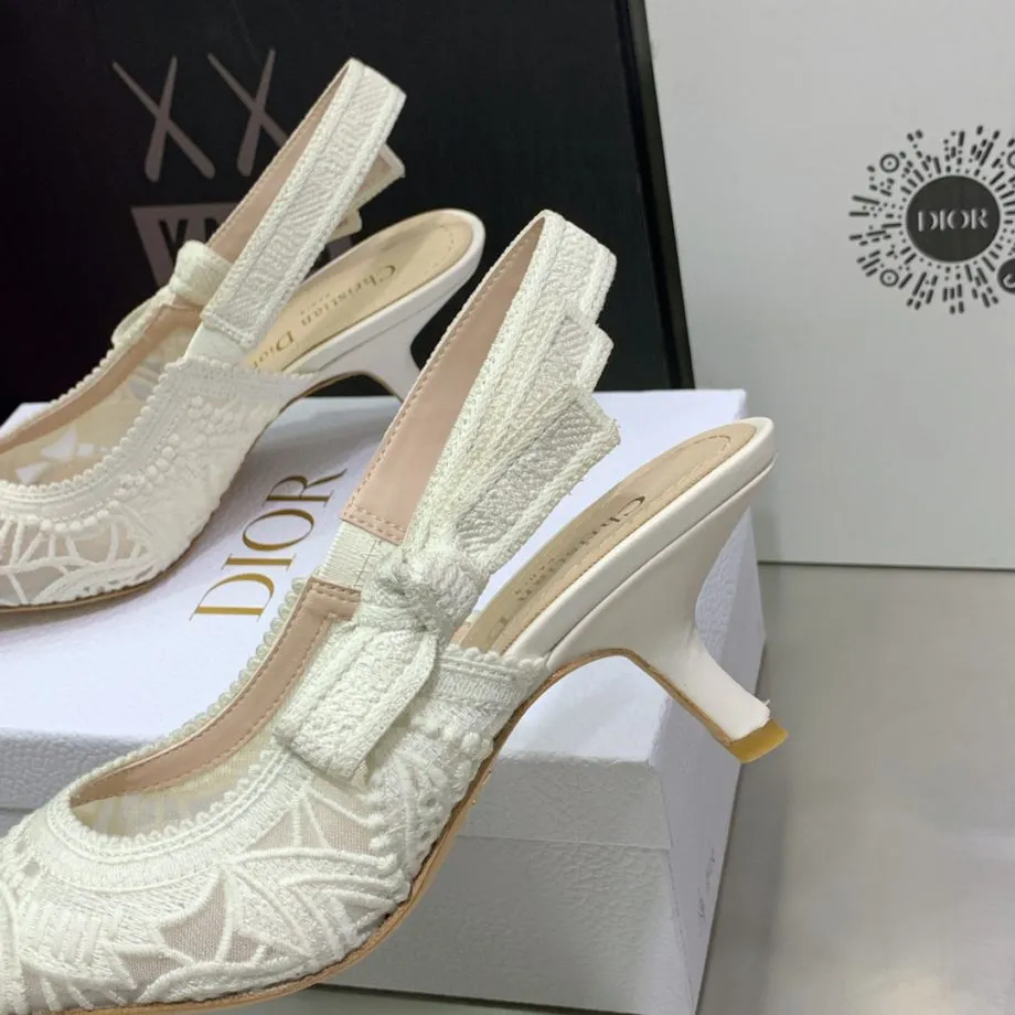 DIR Women's J'Ador Slingback Pump White For Women CD KCP944MCM_S03W