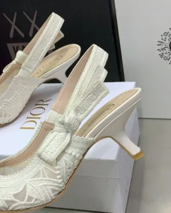 DIR Women's J'Ador Slingback Pump White For Women CD KCP944MCM_S03W