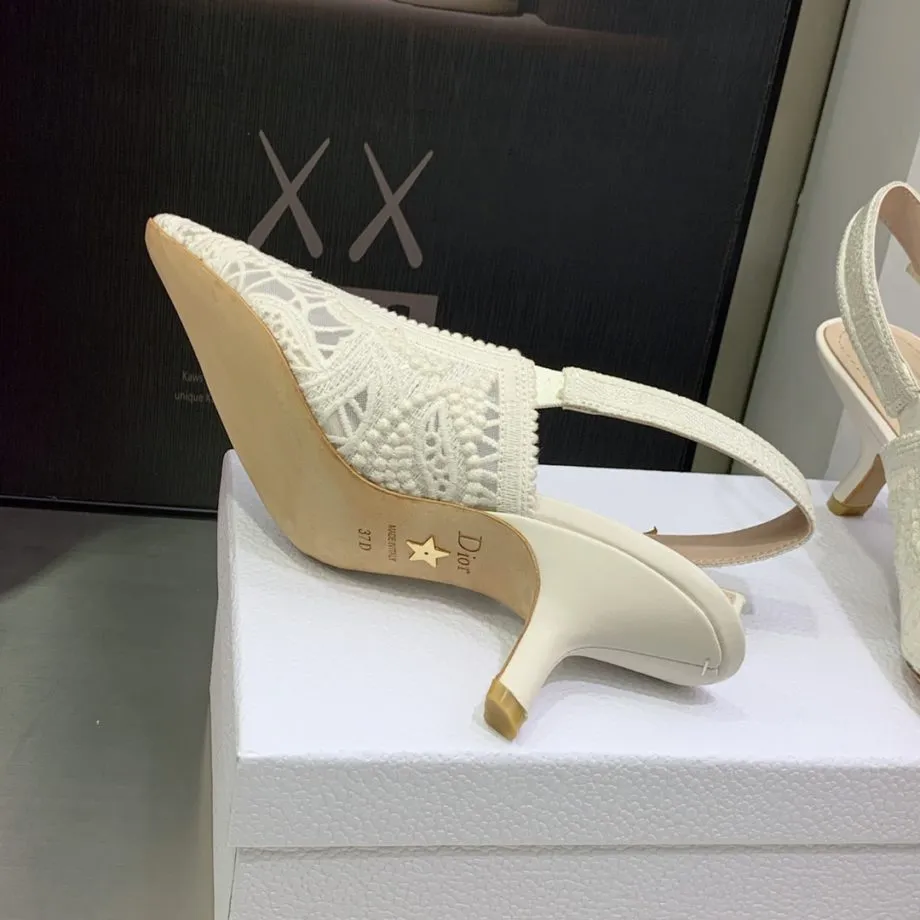DIR Women's J'Ador Slingback Pump White For Women CD KCP944MCM_S03W