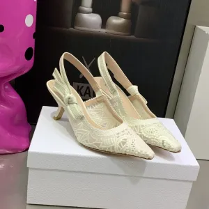 DIR Women's J'Ador Slingback Pump White For Women CD KCP944MCM_S03W