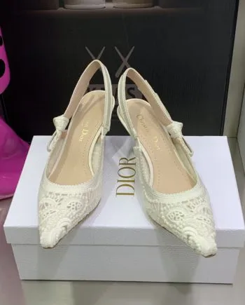 DIR Women's J'Ador Slingback Pump White For Women CD KCP944MCM_S03W