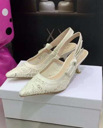 DIR Women's J'Ador Slingback Pump White For Women CD KCP944MCM_S03W