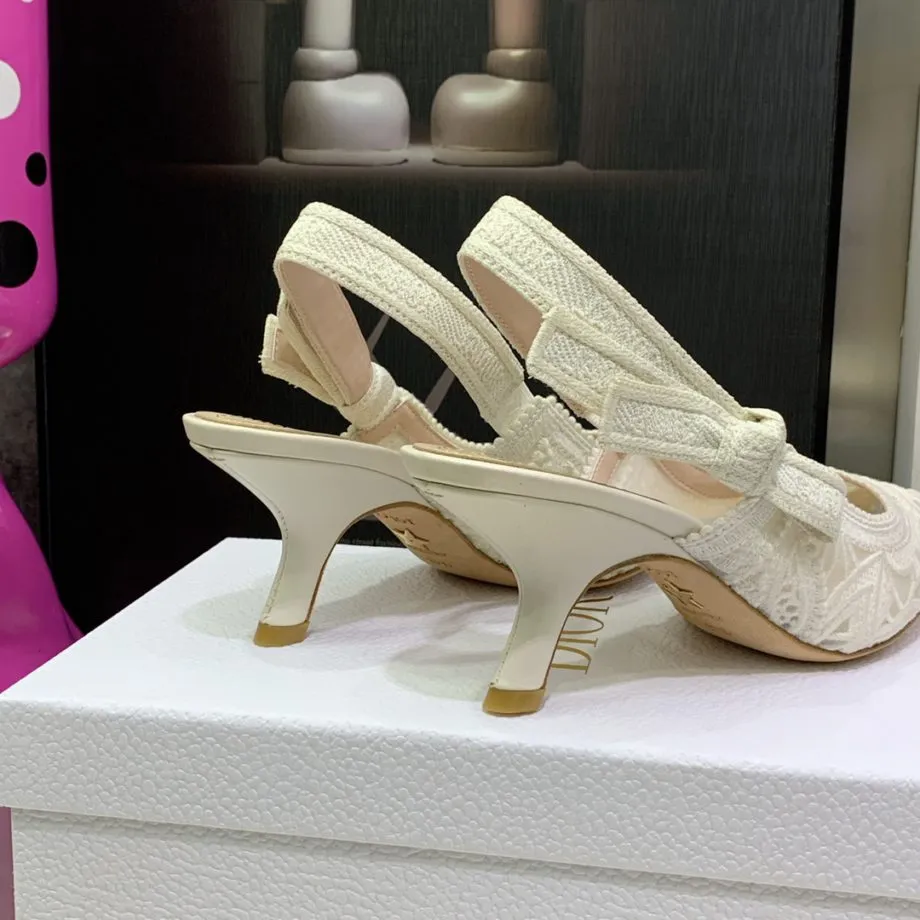 DIR Women's J'Ador Slingback Pump White For Women CD KCP944MCM_S03W