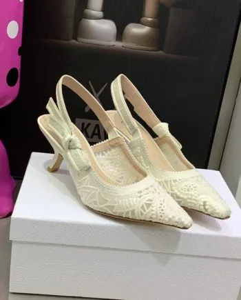 DIR Women's J'Ador Slingback Pump White For Women CD KCP944MCM_S03W