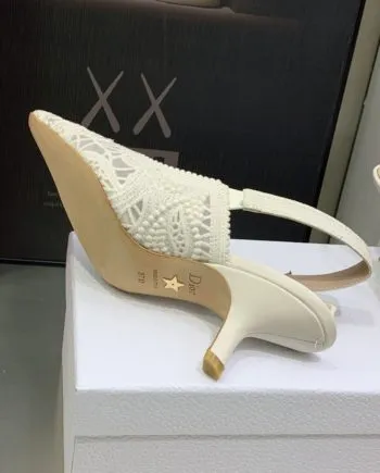 DIR Women's J'Ador Slingback Pump White For Women CD KCP944MCM_S03W