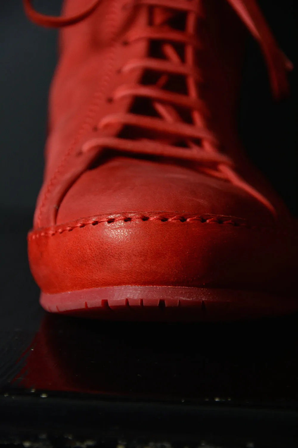 DOUBLE FOLD HIGH TOP SNEAKERS