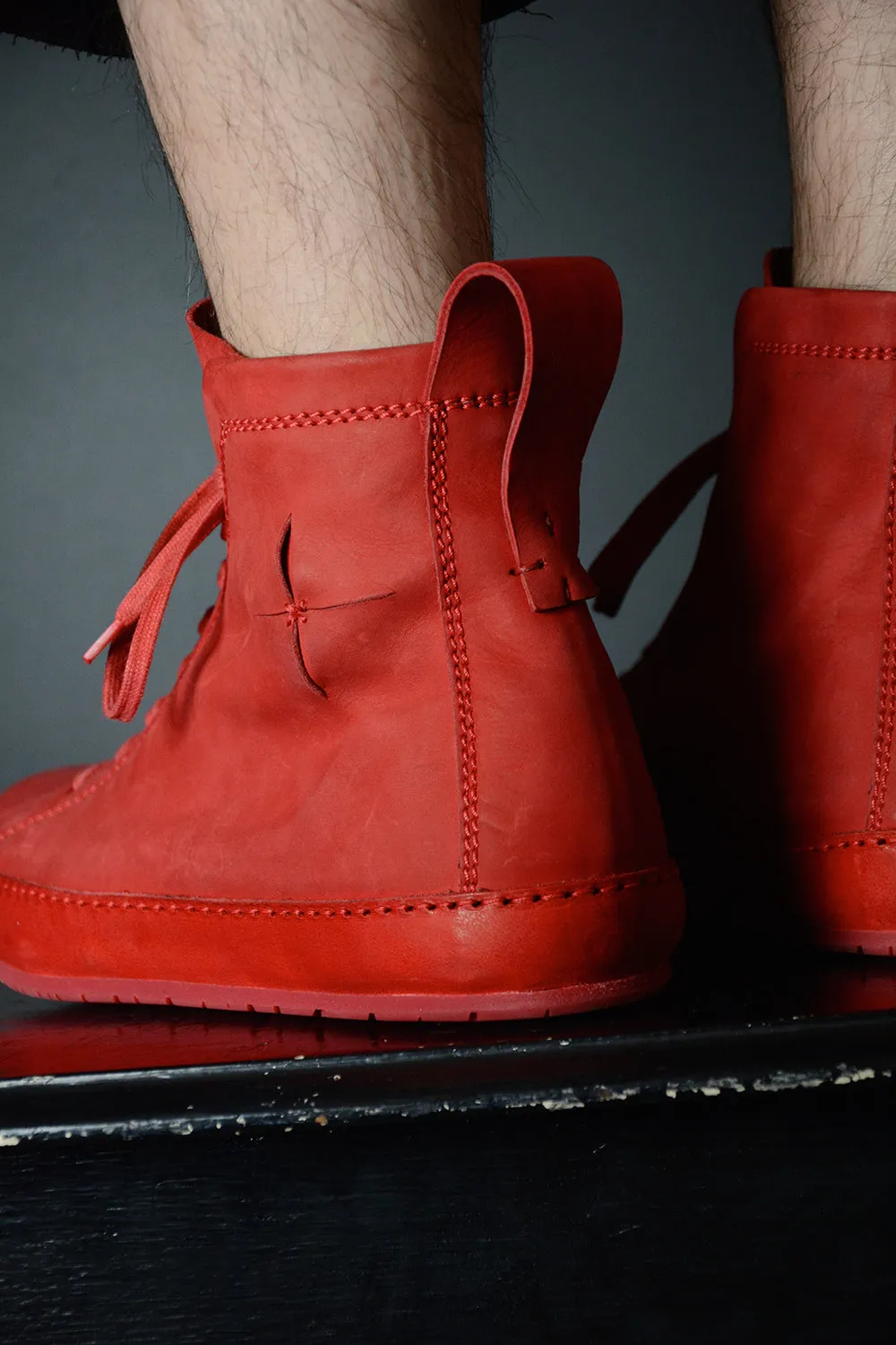 DOUBLE FOLD HIGH TOP SNEAKERS