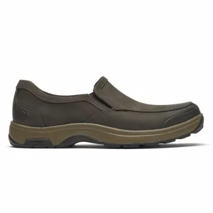 Dunham Men's Battery Park Slip-On Brown 2E
