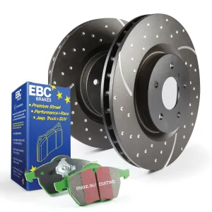 EBC Brakes S10KF1254 S10 Kits Greenstuff 2000 and GD Rotors