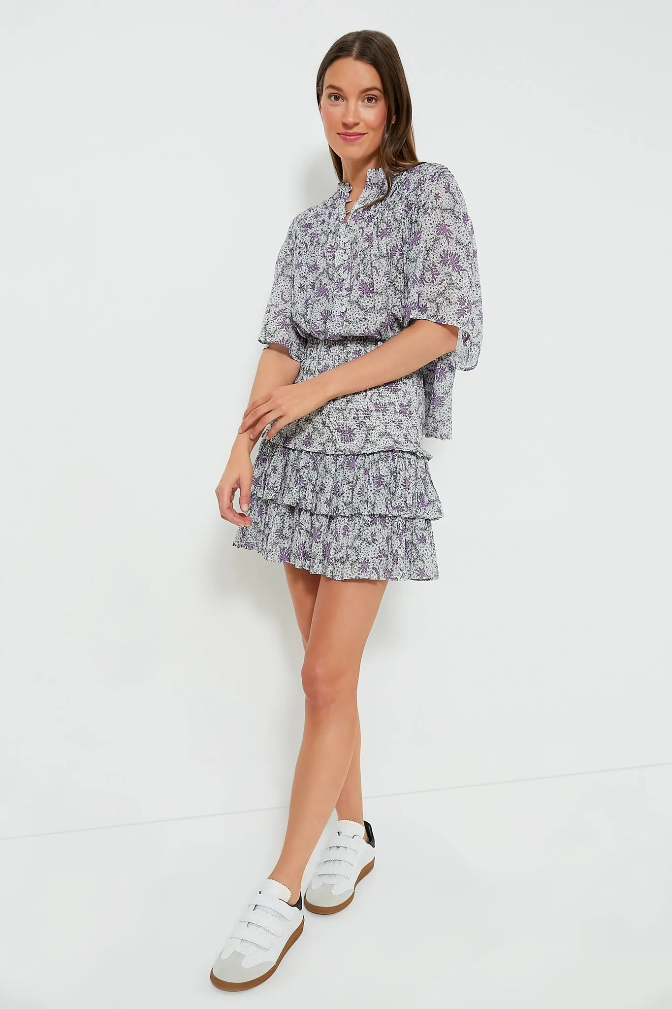 Ecru Lilac Naomi Skirt
