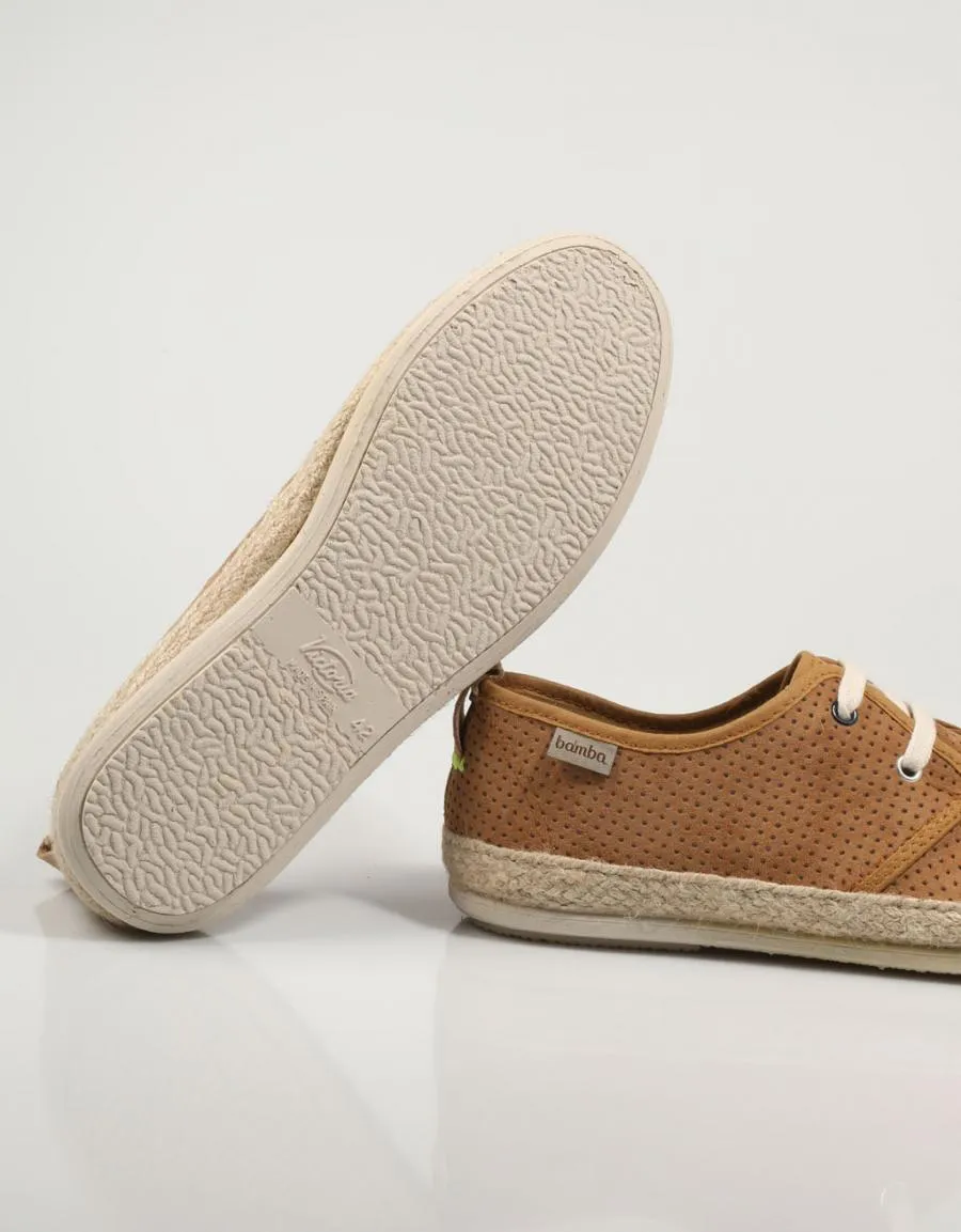  espadrilles BAMBA 5200160 en Cuir 79301