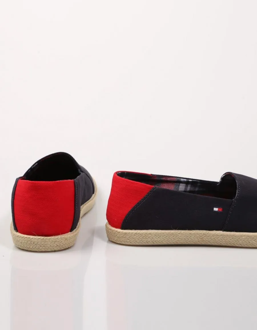  espadrilles TOMMY HILFIGER Easy Summer Slip On en Navy Blue 69552